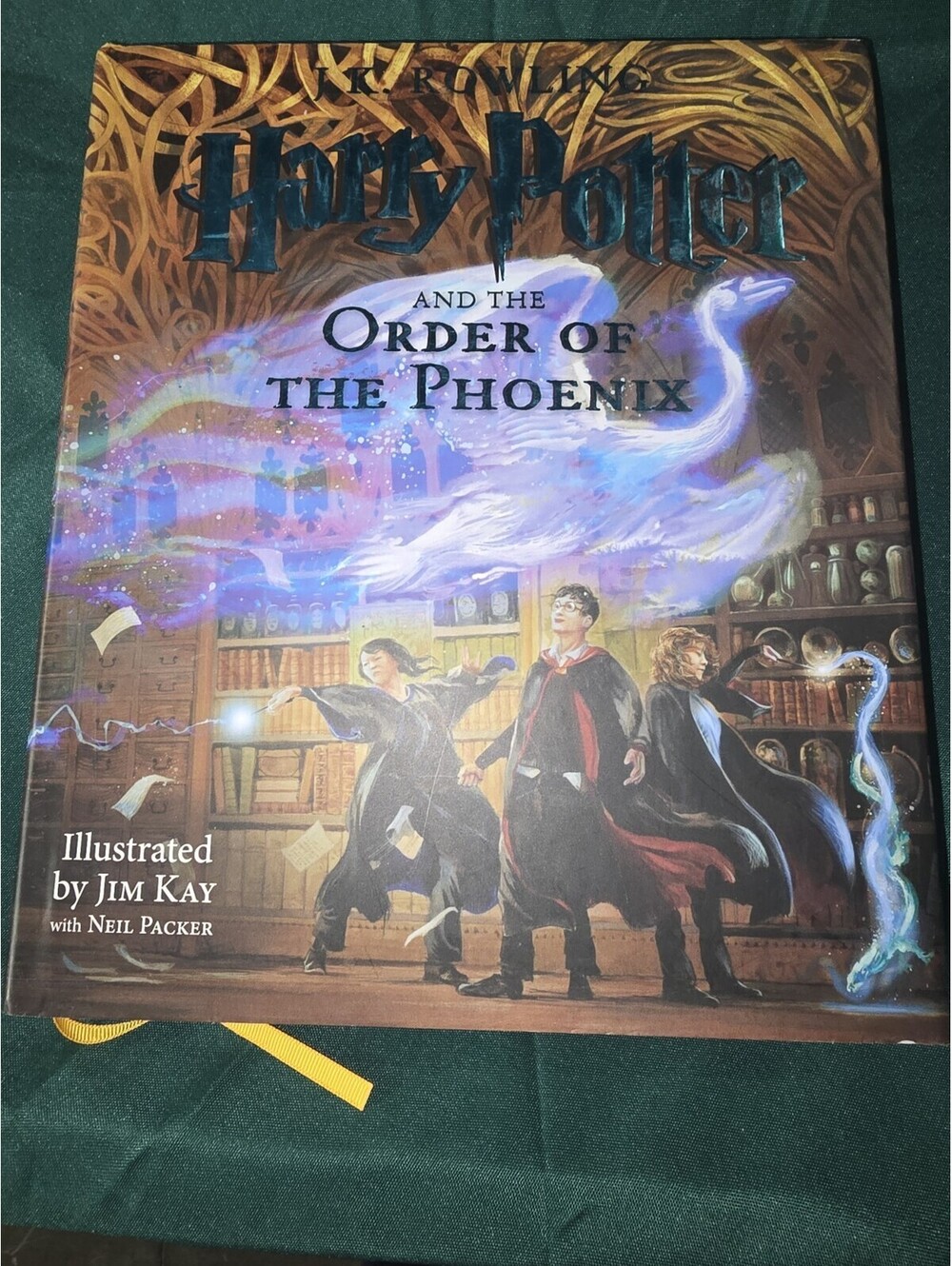 Harry Potter and the Order of the Phoenix Illustrated Edition NEW - Cover Damage
